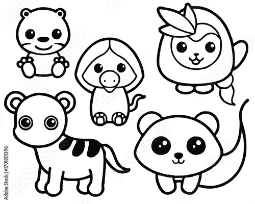 set of animals