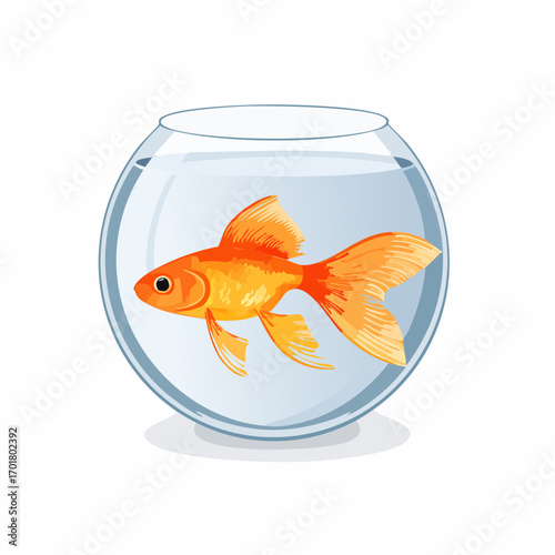 Goldfisch im Glas