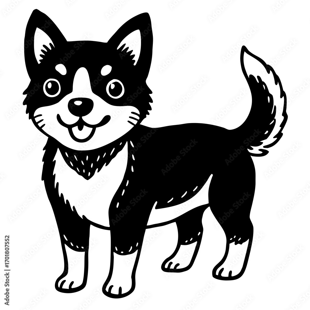 Fototapeta premium cartoon animal dog