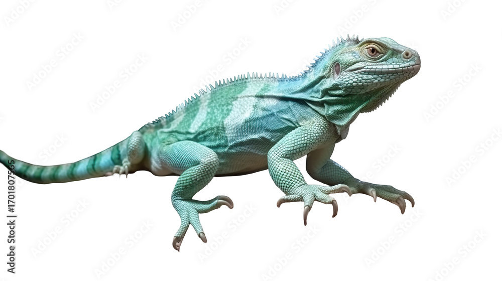 Obraz premium Close-up of a vibrant iguana (1)