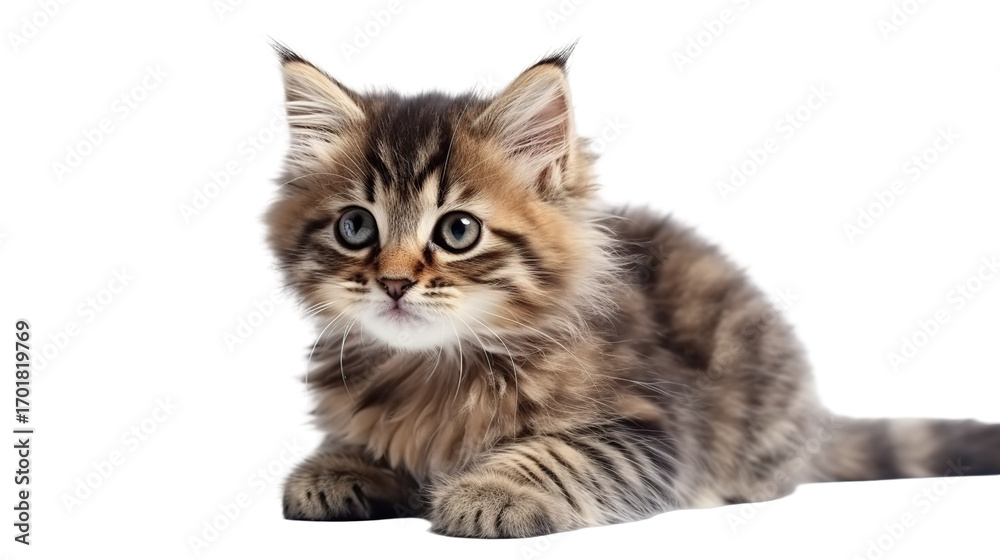 Obraz premium Cute kitten, looking directly at viewer