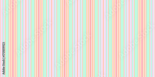 Pastelcolored vertical stripes create a cheerful, seamless pattern.  Perfect for backgrounds, textiles, or website designs, this image evokes feelings of joy and tranquility.