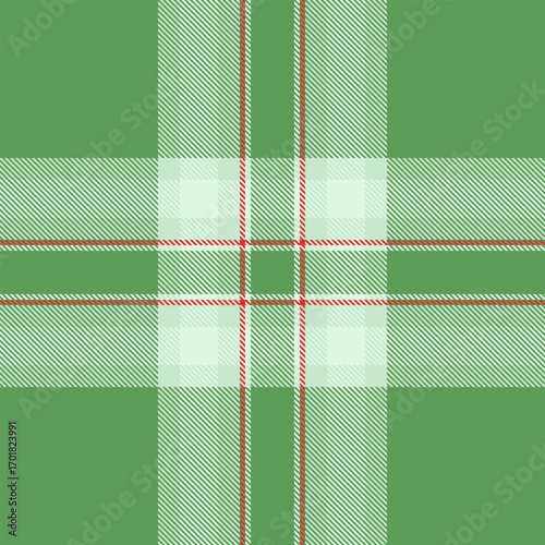 Royalty textile pattern seamless, nobility plaid texture vector. Business tartan check fabric background in light and green colors.
