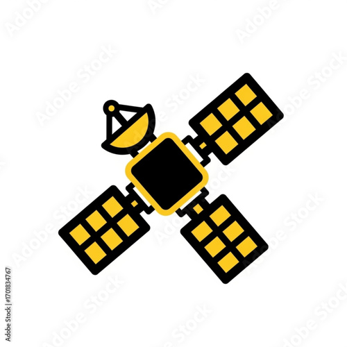 Vector art of satellite icon