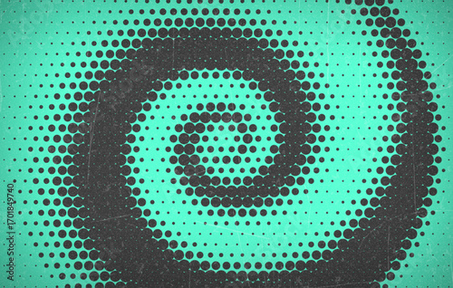 Grunge halftone gradient background. Faded grit noise texture. Colorful wallpaper. Retro pixelated backdrop. Anime or manga style comic overlay. Vector graphic design textured Grunge scratch template.