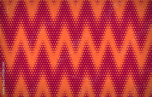 Grunge halftone gradient background. Faded grit noise texture. Colorful wallpaper. Retro pixelated backdrop. Anime or manga style comic overlay. Vector graphic design textured Grunge scratch template.