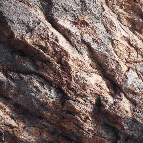 Textured Rock Face: Natural Patterns and Earth Tones