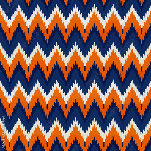 seamless pattern with abstract shapes, vector