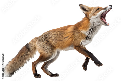 Funny Screaming Fox PNG –  Transparent Background, High Resolution