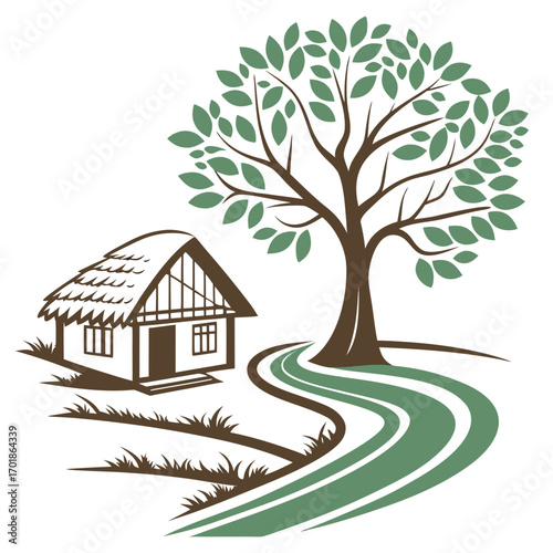 house and tree