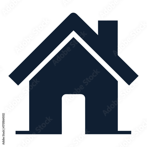 home icon on a white background