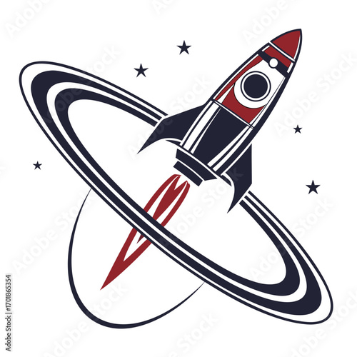 rocket in space