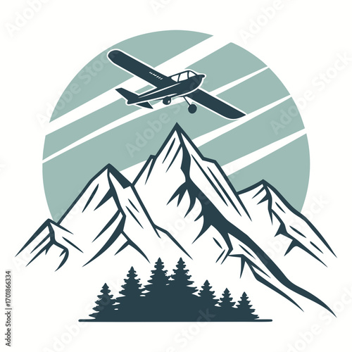 airplane in the sky