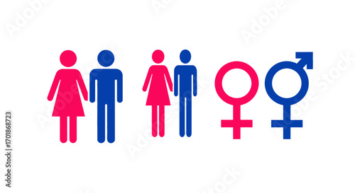 Men and women group silhouette icon vector concept of people symbolizing team and family design with a business figure or person