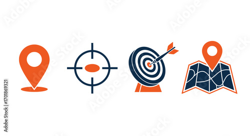 Strategic Location Targeting and Goal Achievement Through Map Pinpoint Accuracy and Navigation Guidance