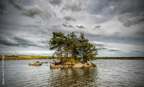 island on yorkshire dam