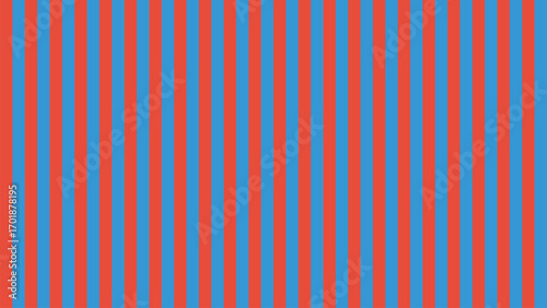 Abstract Red and Blue Vertical Stripe Pattern Background