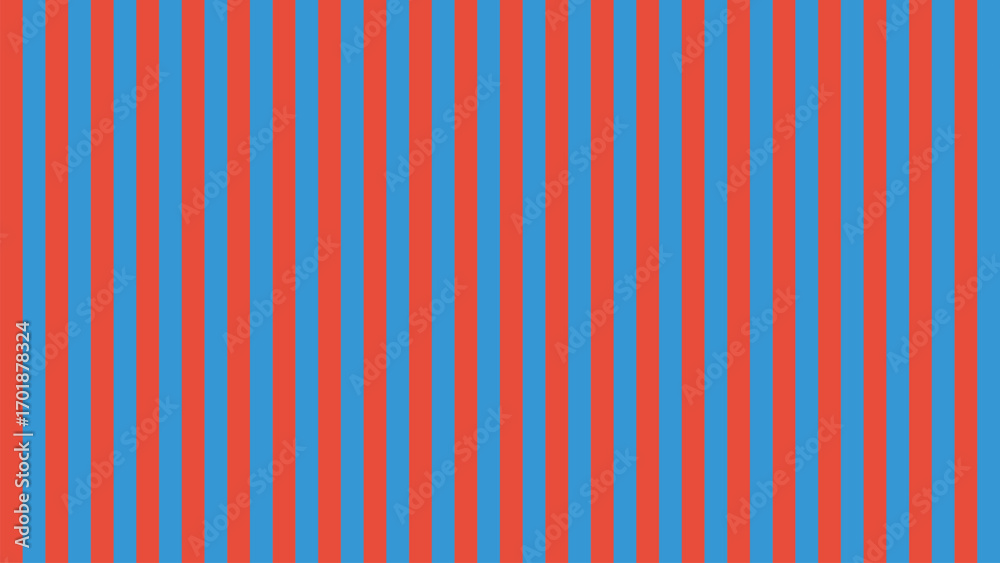 Obraz premium Abstract Red and Blue Vertical Stripes Seamless Pattern Background