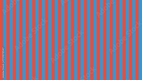 Abstract Red and Blue Vertical Stripes Pattern Design