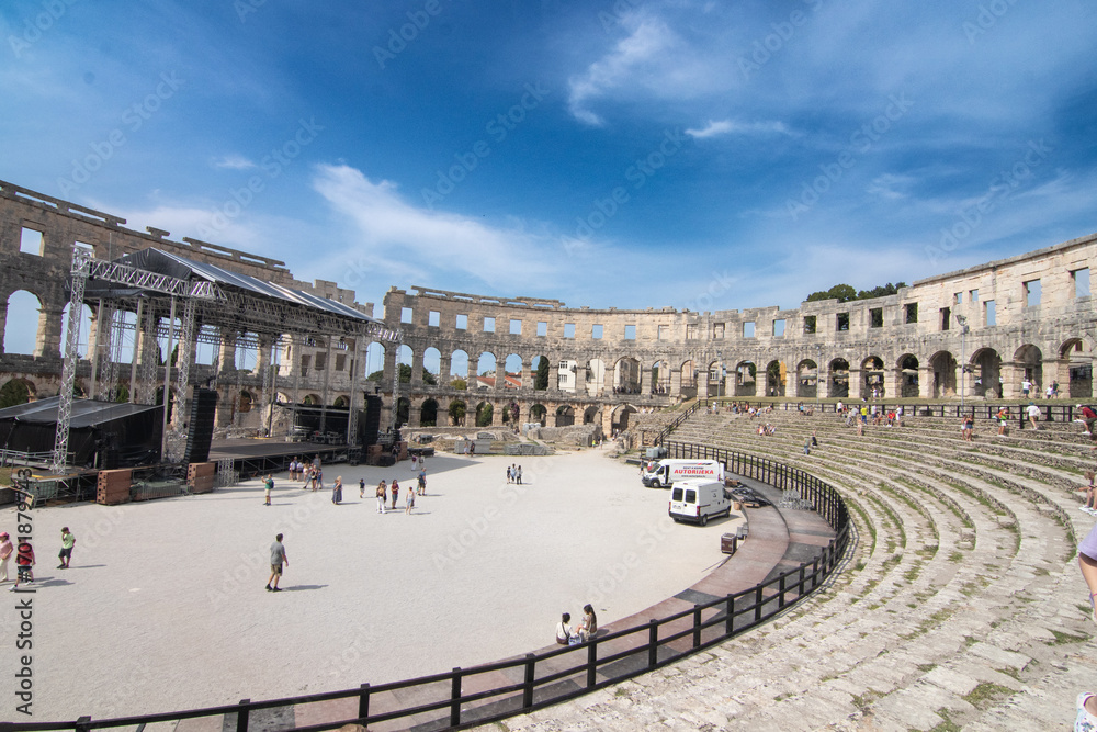 Fototapeta premium Roman Arena in Pula, Croatia