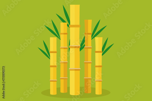 Bamboo Stick Bundled Texture Background