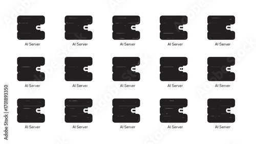 Abstract black and white ice cubes pattern representing coolness purity and refreshment