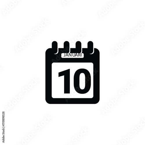 : 10 Januari calender icon