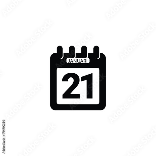 : 21 Januari calender icon