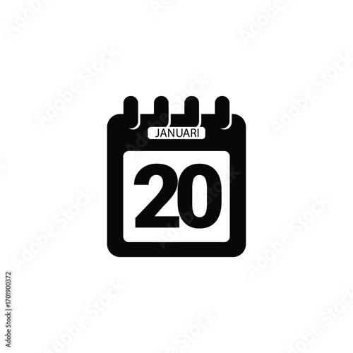  20 Januari calender icon 