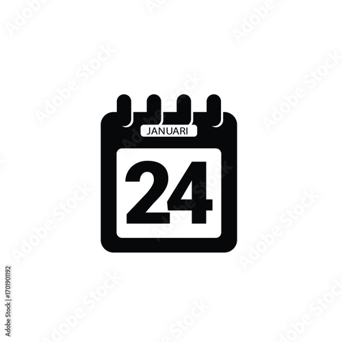 : 24 Januari calender icon 