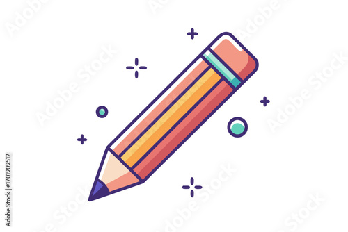 sharp pencil angled tip writing drawing office supply