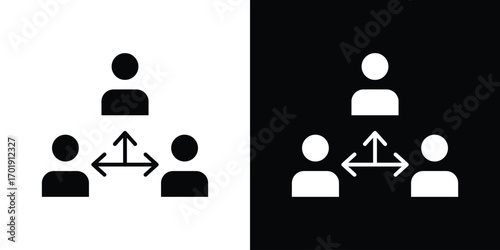Third party icon symbol for templates, web design and infographics