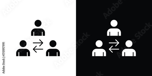 Mediator icon symbol for templates, web design and infographics