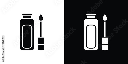 Lip gloss icon symbol for templates, web design and infographics