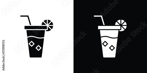 Lemonade icon symbol for templates, web design and infographics