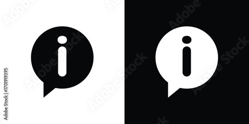 Information icon symbol for templates, web design and infographics