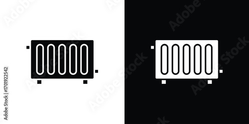 Conditioner heater icon symbol for templates, web design and infographics