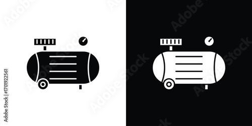 Compressor icon symbol for templates, web design and infographics