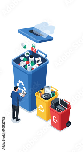 Comprehensive approach to waste management and sorting for a sustainable future