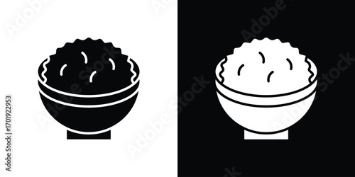 Cereal icon symbol for templates, web design and infographics