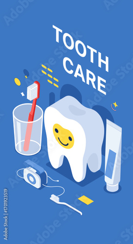 Maintaining excellent oral health through proper dental hygiene and regular professional dental care for a beautiful smile