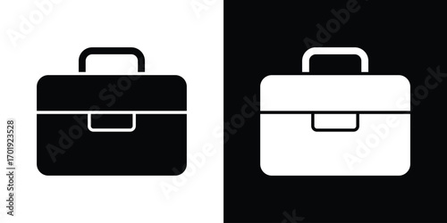 Briefcase icon symbol for templates, web design and infographics