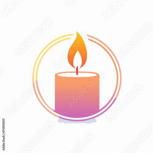 Aromatherapy Candle Icon