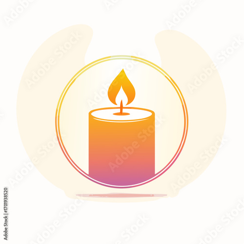 Aromatherapy Candle Icon