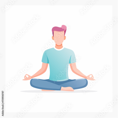 Yoga Pose Silhouette