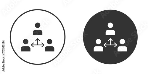 Third party icon or Logo. Flat Style vector EPS.