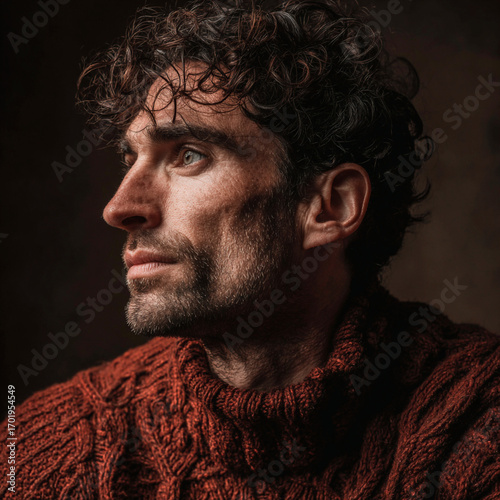 Attractive middle-aged man