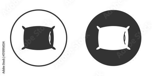 Pillow icon or Logo. Flat Style vector EPS.