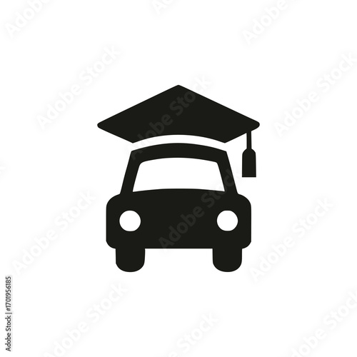 car education automotive company logo vector illustration template design