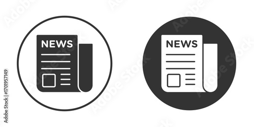News icon or Logo. Flat Style vector EPS.